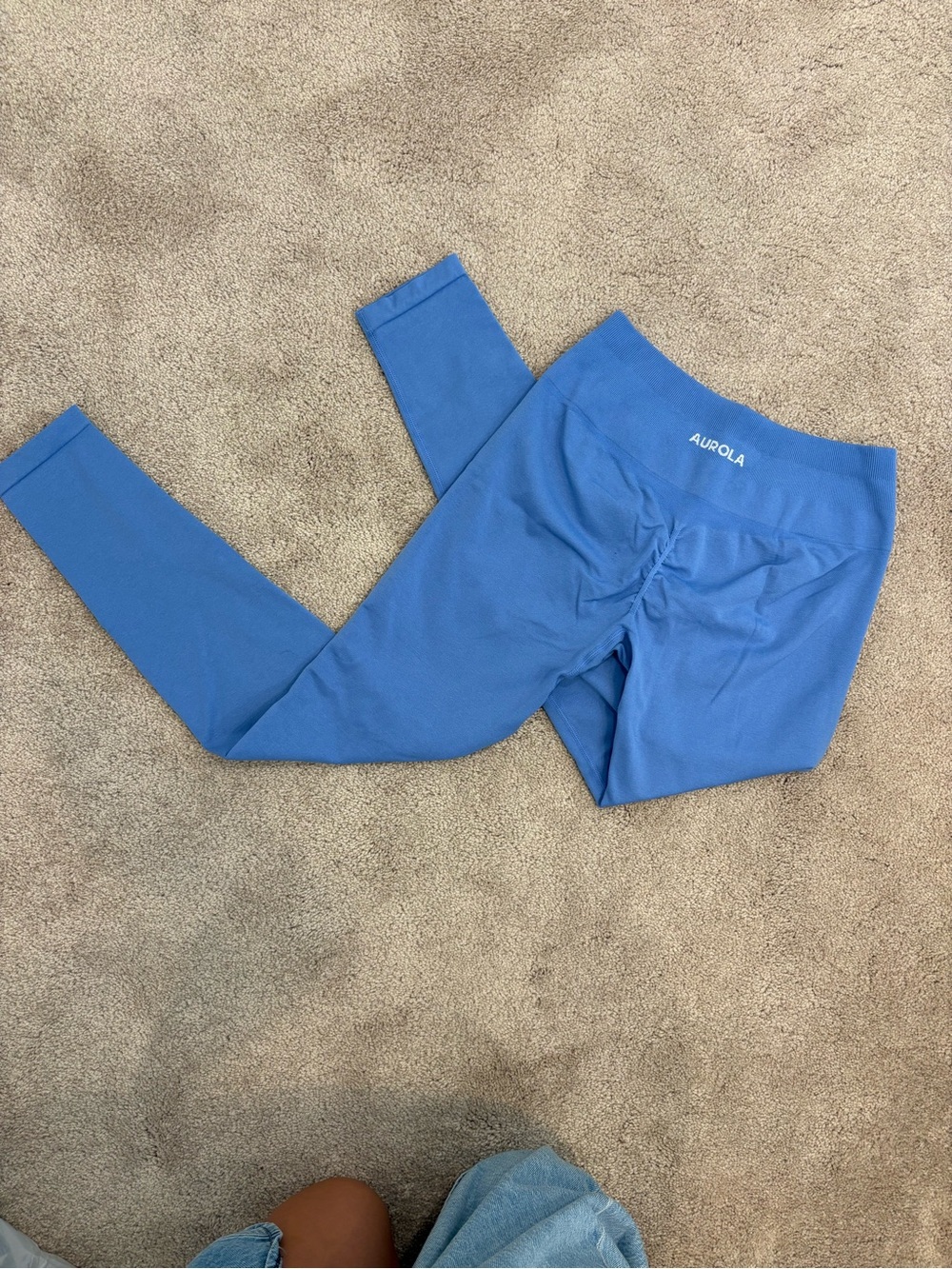 Aurola Blue Active Leggings